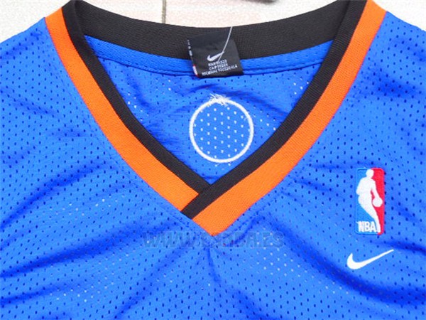 Camiseta New York Knicks Allan Houston #20 Retro Azul